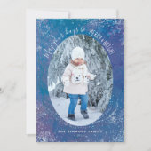 Flury凍ってい Holidayフォトカード シーズンカード (正面)