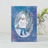 Flury凍ってい Holidayフォトカード シーズンカード (スタンド正面)