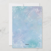 Flury凍ってい Holidayフォトカード シーズンカード (裏面)