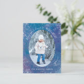 Flury凍ってい Holidayフォトポストカード シーズンポストカード (スタンド正面)