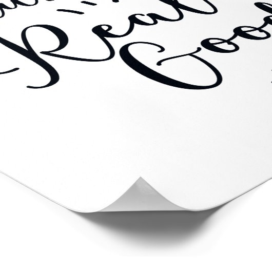 Flush it Flush it Bathroom Sign ポスター (角)