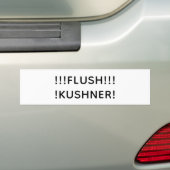 FLUSH KUSHNER Hankamer Artjunkhaus Splash-Art Fun! バンパーステッカー (車上)