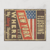 Flushing New York ポストカード (正面)