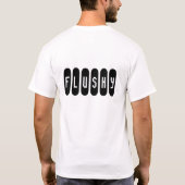 Flushy Tシャツ (裏面)