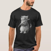 Flute Cat 2 Tシャツ (正面)