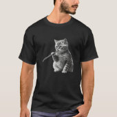 Flute Cat 4 Tシャツ (正面)