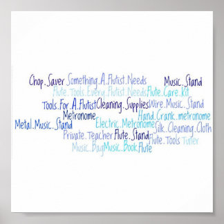 Flute Toolsポスター ポスター