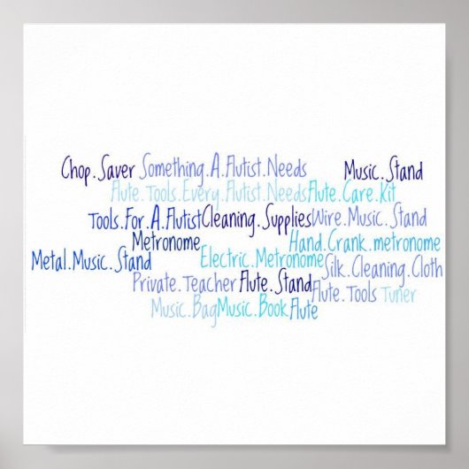 Flute Toolsポスター ポスター (正面)