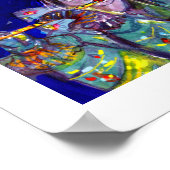 FLUTIST IN BLUE / Venetian Carnival Night ポスター (角)