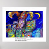 FLUTIST IN BLUE / Venetian Carnival Night ポスター (正面)