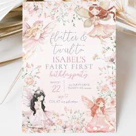 Flutter and Twirl リトルフェアリーバースデー 招待状