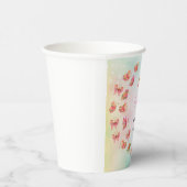 Flutter Bliss Butterfly Girl 1st Birthday 紙コップ (右)