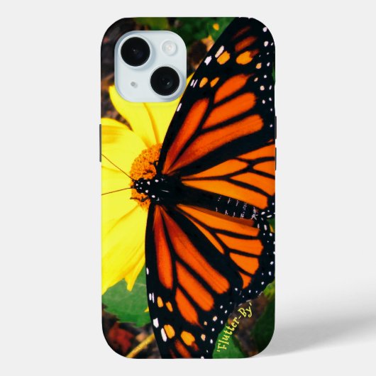 *'Flutter-By'デザイン Case-Mate iPhoneケース (裏面)