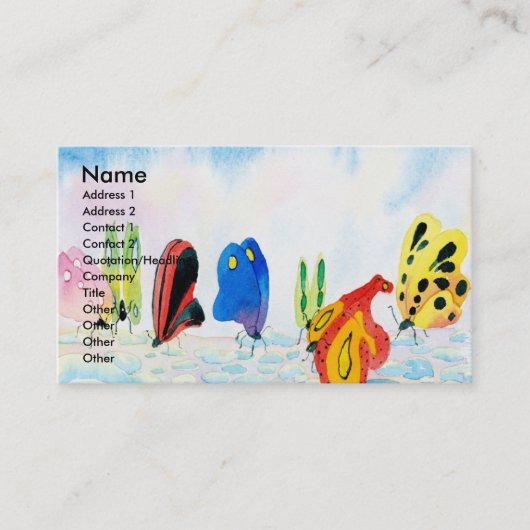 Flutterbiesの名刺 名刺 (正面)