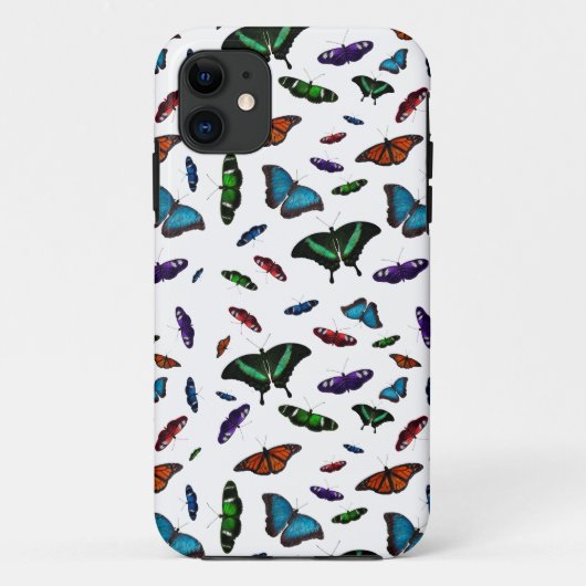 Flutterbies iPhone 5 カバー (色をお選びください) (裏面)