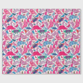 Flutterbyの春の蝶 ラッピングペーパー (フラット)