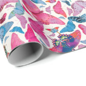 Flutterbyの春の蝶 ラッピングペーパー (ロールコーナー)