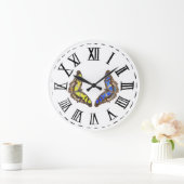 Flutterby 2 ラージ壁時計 (ホーム)