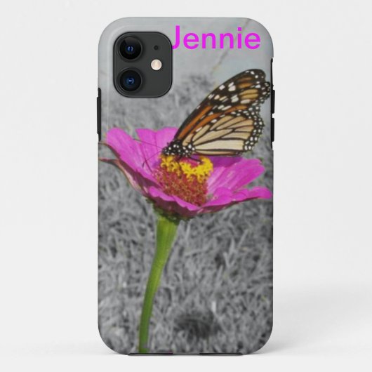 Flutterby Butterfly iPhone 5ケース*パーソナライズ* Case-Mate iPhoneケース (裏面)