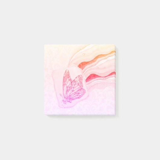 Flutterby Butterfly Post-itノート ポストイット (正面)