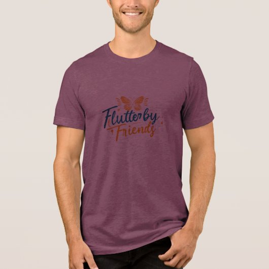 Flutterby Friends トライブレンドＴシャツ (正面)