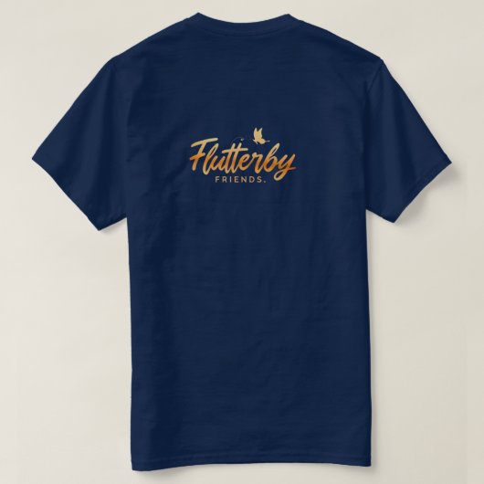 Flutterby Friends Tシャツ (デザイン裏面)