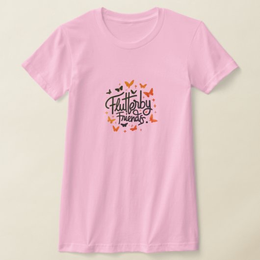 Flutterby Friends Tシャツ (レイダウン)