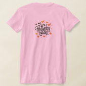 Flutterby Friends Tシャツ (レイダウン裏面)