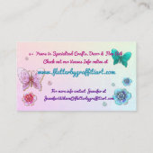 Flutterby Graffiti Jeweled AERTIST VENDOR SHOP 名刺 (裏面)