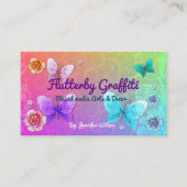 Flutterby Graffiti Jeweled AERTIST VENDOR SHOP 名刺 (正面)
