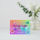 Flutterby Graffiti Jeweled ARTIST VENDOR SHOP 名刺 (スタンド正面)
