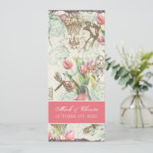 Flutterbyes 「nのチューリップエレガントなメニューカード メニュー (スタンド正面)