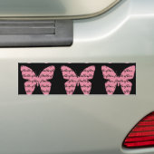 Flutterflyの蝶 バンパーステッカー (車上)