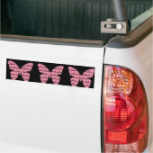 Flutterflyの蝶 バンパーステッカー (トラック上)