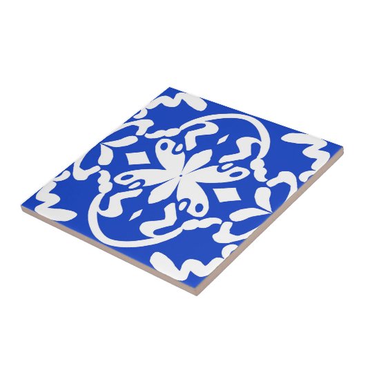 Fluttering Blue Small Tile タイル (側面)