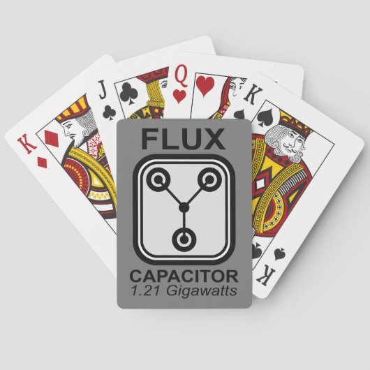 FLUXコンデンサ1.21ギガワット トランプ (裏面)
