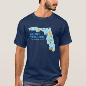 FLVS誇りを持った先生、Florida T-Shirt(ネイビー) Tシャツ (正面)