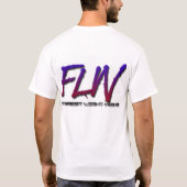 FLWのロゴのTシャツ Tシャツ (裏面)