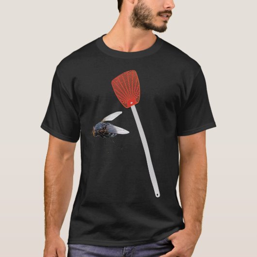 Fly おもしろい Swatter Proバイデン氏・ハリス2020ディベートSar Tシャツ (正面)