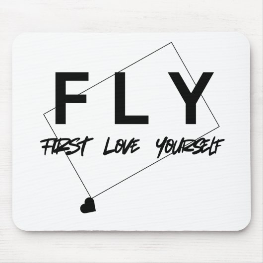 FLY – 最初の愛 | マウスやる気を起こさせるパッド マウスパッド (正面)