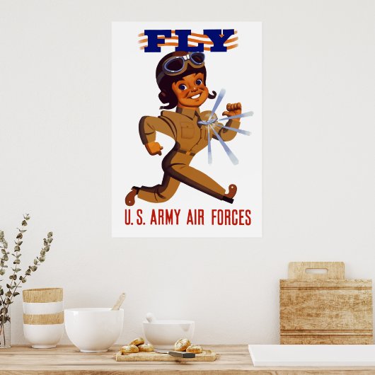 FLY - – 陸軍空軍 ポスター (キッチン)