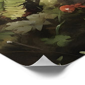 Fly Agaric Mushrooms Print, Woodland Mushroom In ポスター (角)