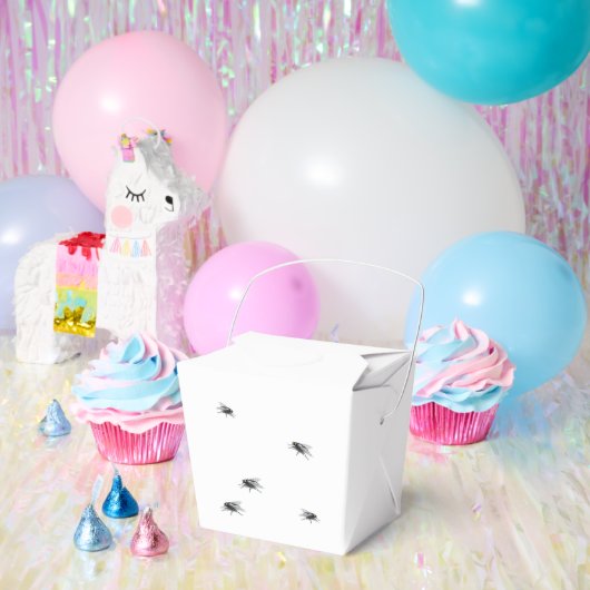 Fly Buddy many flies white take out box フェイバーボックス (パーティー)