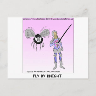 Fly By Knight 面白いギフト Tシャツ マグ カードなど ポストカード