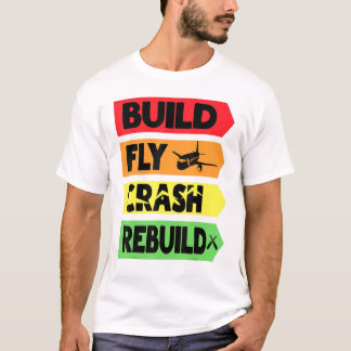 Fly Crash Rebuildのビルド Tシャツ
