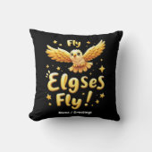 Fly Elgses Fly 励ましのイーグルアート クッション (正面)