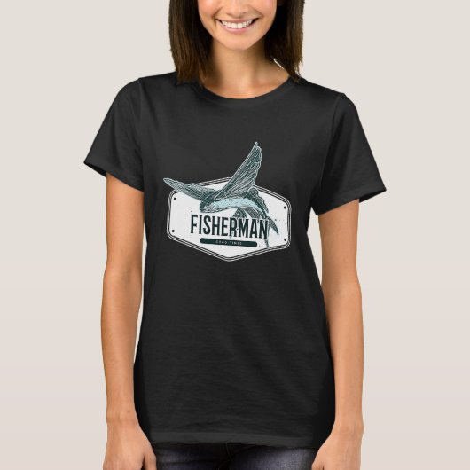 Fly Fisherman  For Dad Grandpa Papa Fish Fishing Tシャツ (正面)