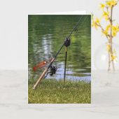 Fly Fishing カード (黄色い花)