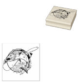 Fly Fishing ラバースタンプ (押印)