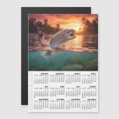 Fly Fishing 2026 Fridge Calendar, Trout / Fish (正面/裏面)
